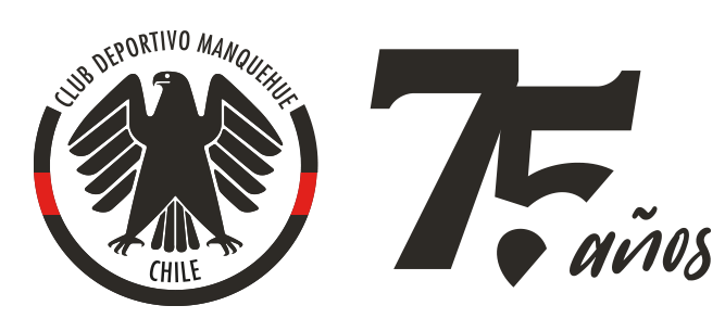 Logo club manquehue 75 años